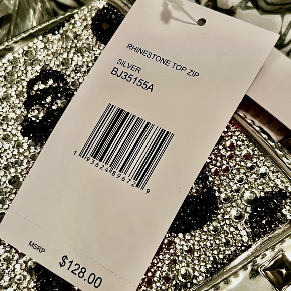 Betsy Johnson Rhinestone Skull Purse - Picture 7 of 8